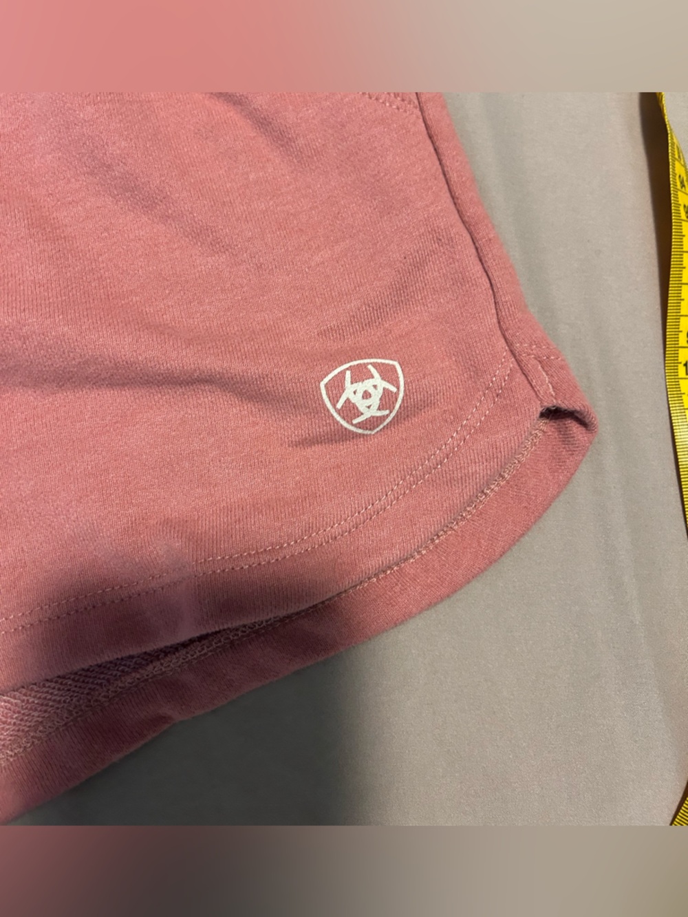 Ariat Dusty Rose Terry Shorts Size XXL Loungewear Western Cozy - Picture 3 of 9